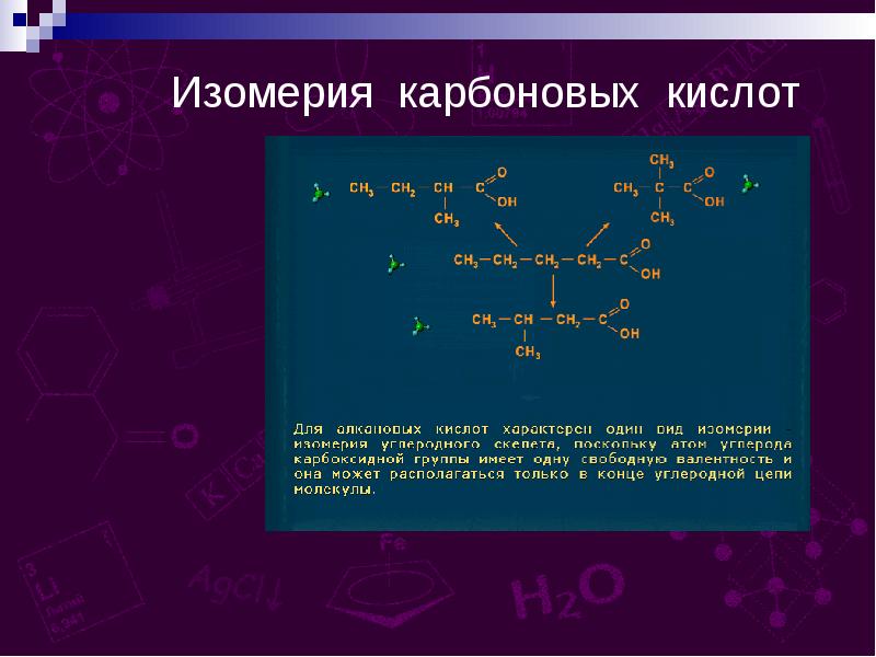 Карбоновые кислоты презентация