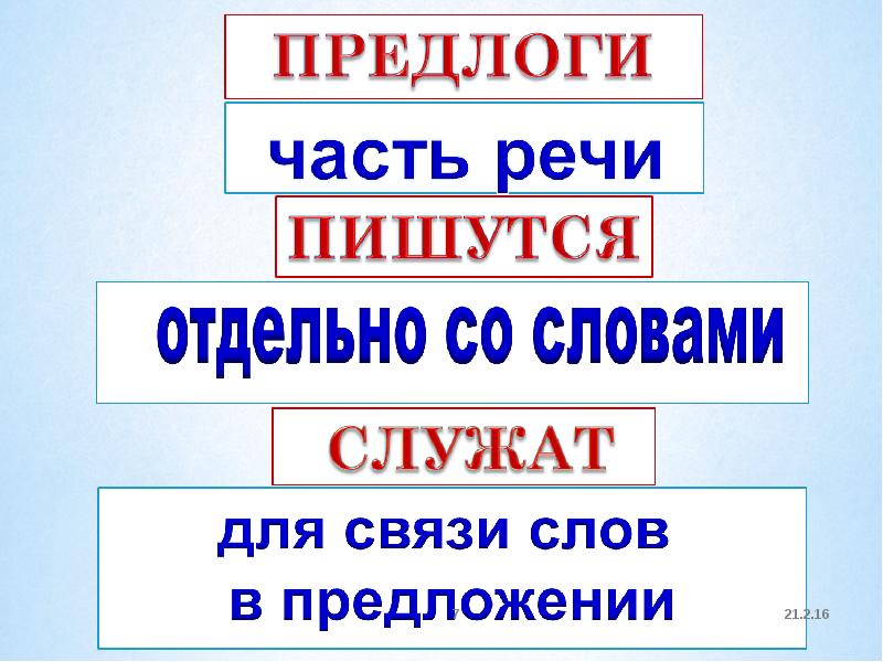 Повторение по теме предлог презентация