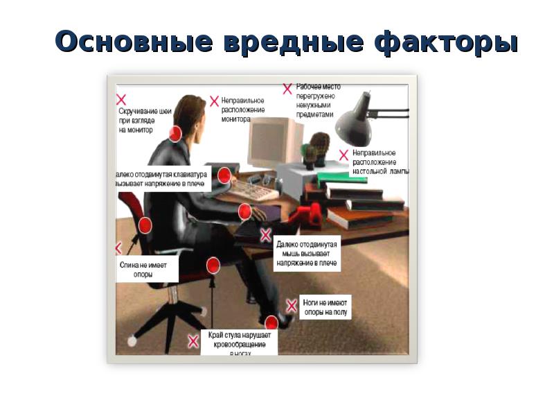 Вредные факторы на работе