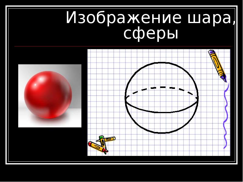 Изображение шара, сферы Изображение шара, сферы