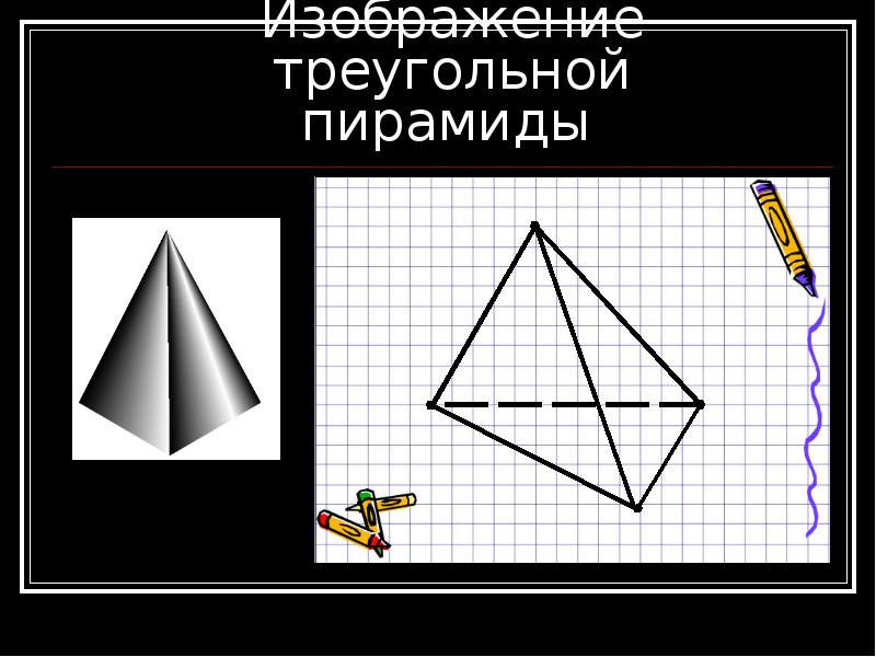 Изображение треугольной пирамиды Изображение треугольной пирамиды