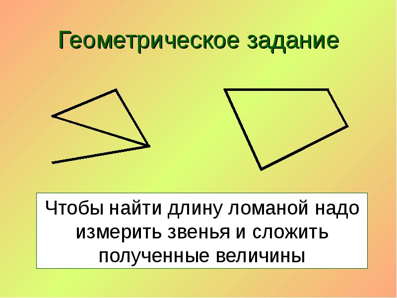 Геометрическое задание Геометрическое задание