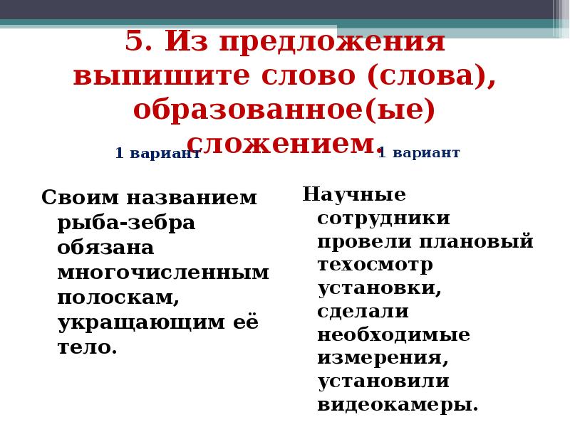 Выпишите из предложения. Из данного предложения выпишите слово образованное сложением. Выпишите слова образованные сложением. Из данного предложения выпишите слово. Предложение со словом Зебра.