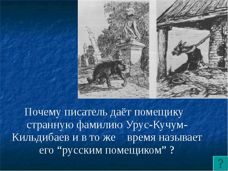 Зачем автор. Помещик Урус-Кучум-Кильдибаев?. Урус-Кучум-Кильдибаев произведение. Урус-Кучум-Кильдибаев внешность. Фамилия Урус-Кучум-Кильдибаев.