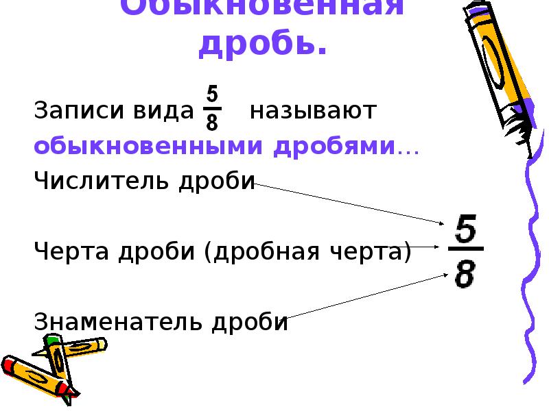 Дроби доли презентация