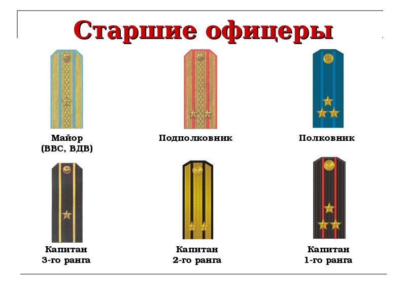 Старшие офицеры