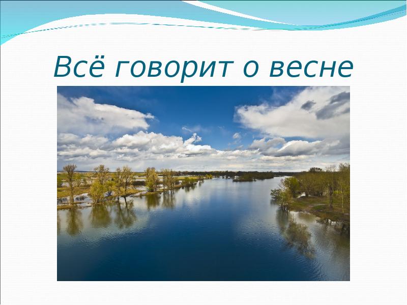 Скажи весной