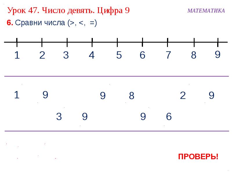 Презентация цифра 9