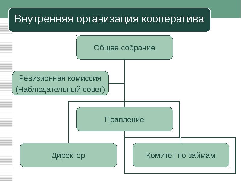 Организация кооператива