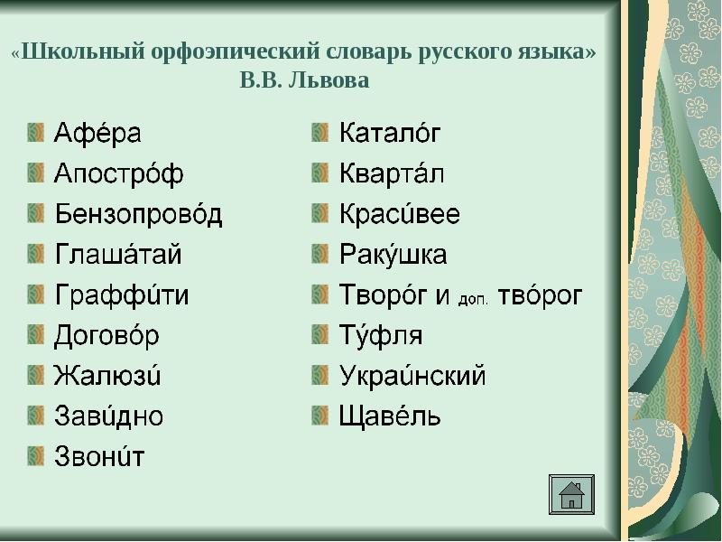 Орфоэпические слова. Орфоэпический словарь 10 слов. Слова из орфоэпического словаря. Орфоэпический словарь слова. 10 Слов из орфоэпического словаря.