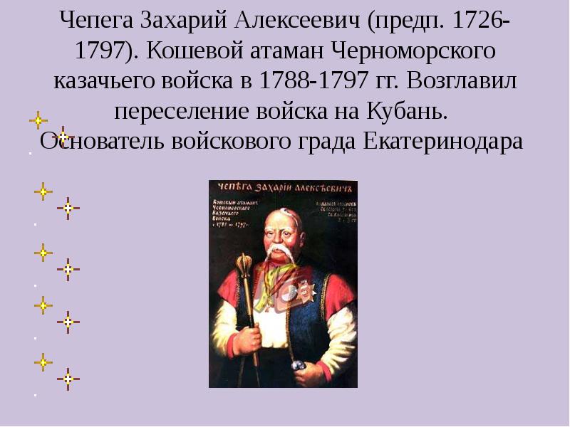 Чепега захарий алексеевич презентация