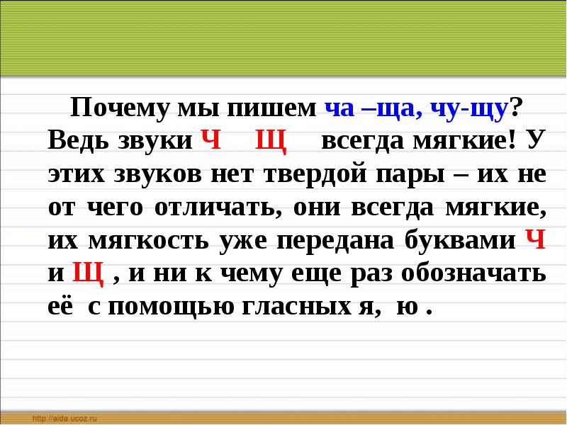 Презентация правописание сочетаний жи ши ча ща чу щу 1 класс школа россии