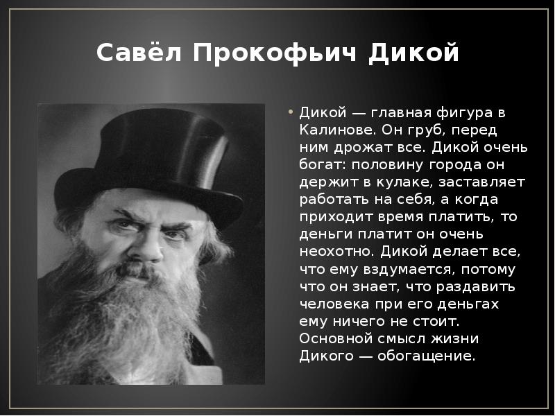 Опишите дикого. Савел Прокофьевич дикой. Савел Прокофьевич дикой портрет. Сова Прокофьевич дикий. Савел Прокофьевич дикой гроза.