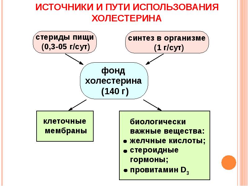 Путем применения. Источники и пути использования холестерола в организме. Пути использования холестерина. Пути использования и выведения холестерола из организма. Пути использования холестерола в организме схема.