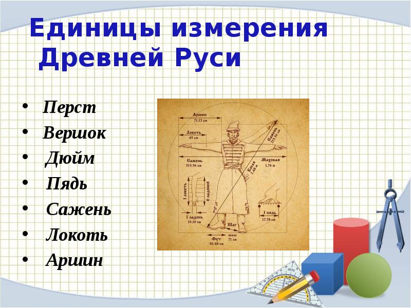 Единицы измерения длины презентация