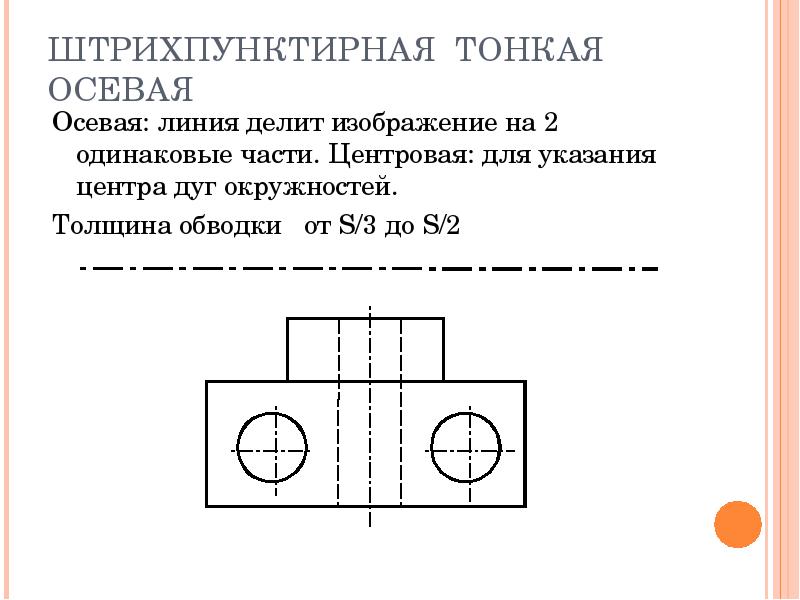 Какая линия. Штрихпунктирная осевые и центровые линии. Штрихпунктирная линия ГОСТ. Штрихпунктирная с двумя точками тонкая линия. Осевая штрихпунктирная линия.