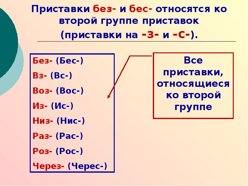 Буквы з и с на конце приставок 5 класс презентация