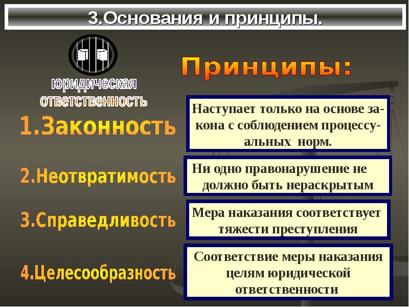 Виды юридической ответственности 10 класс презентация