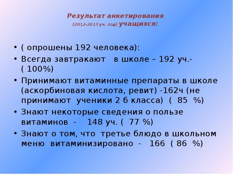 162 ч 6. Реферат влияние витаминизации на здоровье. Витаминизация аскорбиновой кислотой в школе дозировка. Причина отказа от с витаминизации в школе. Витаминизации с 6 до 12 лет и с 12 до 14 лет.