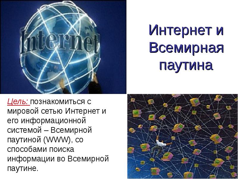 Проект всемирная сеть интернет