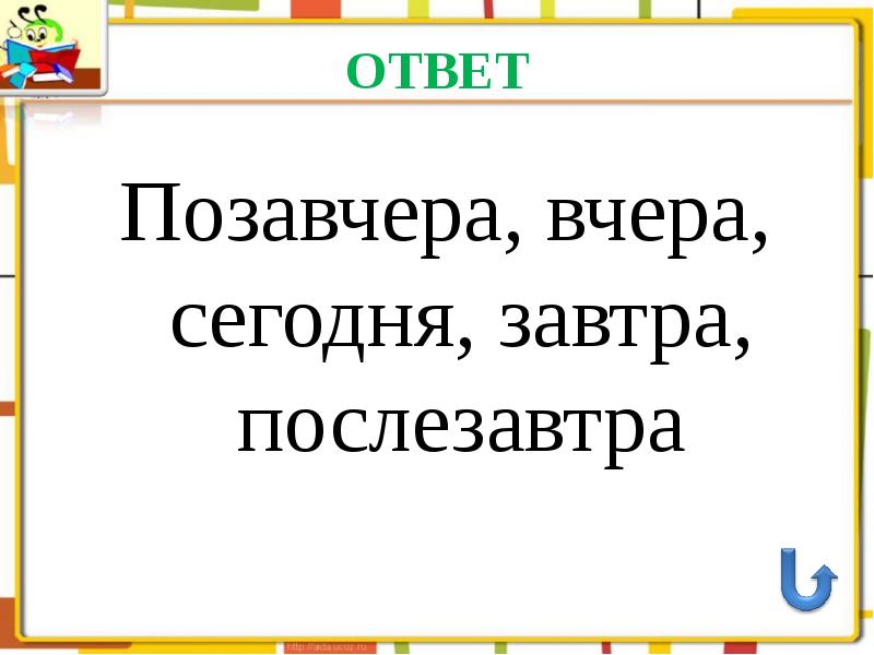 Слово вчера. Позавчера вчера сегодня завтра послезавтра. Вчера сегодня завтра. Сегодня вчера позавчера. Позавчера вчера сегодня завтра послезавтра для дошкольников.