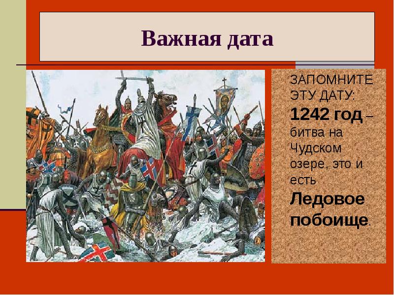 Битва на чудском озере 1242 год ледовое побоище 4 класс презентация