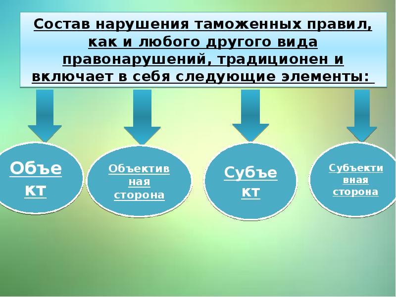 Таможенные правонарушения презентация