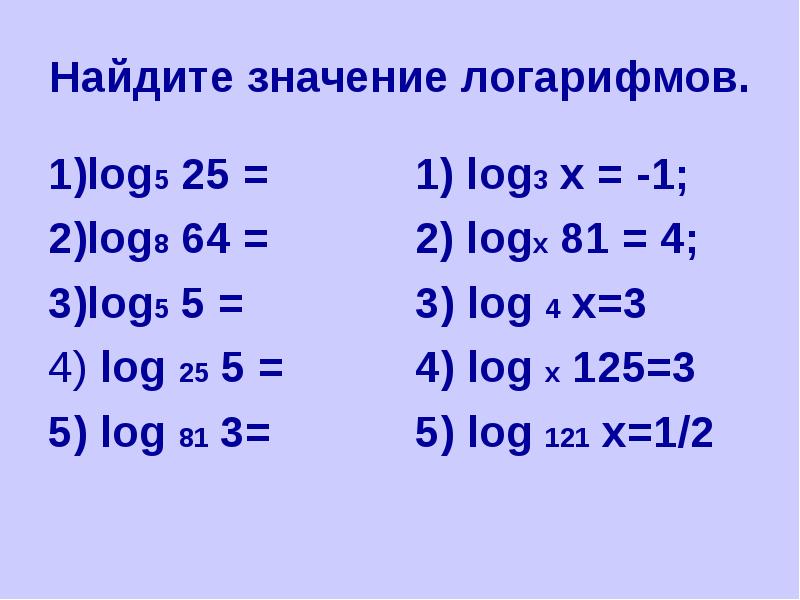 Log 3 найти значение. Вычислить логарифм. Нахождение логарифма. Значение логарифма. Найти значение алгорифмов.