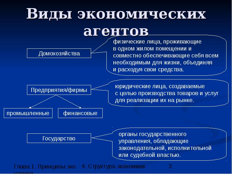 Назовите основные типы. Виды экономических агентов. Понятие экономических агентов. Типы экономических агентов. Классификация экономических агентов.