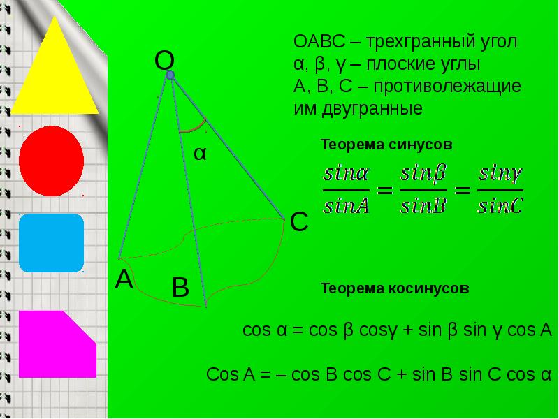 Многогранные углы презентация 10 класс