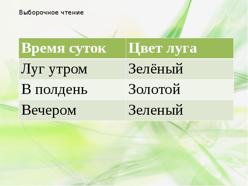 Золотой луг презентация