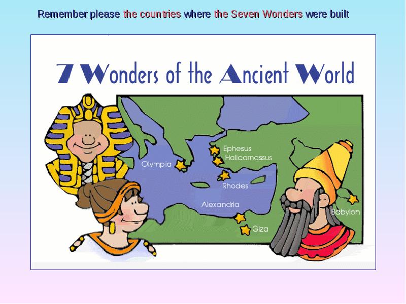 Реферат: The Seven Wonders Of The Ancient World