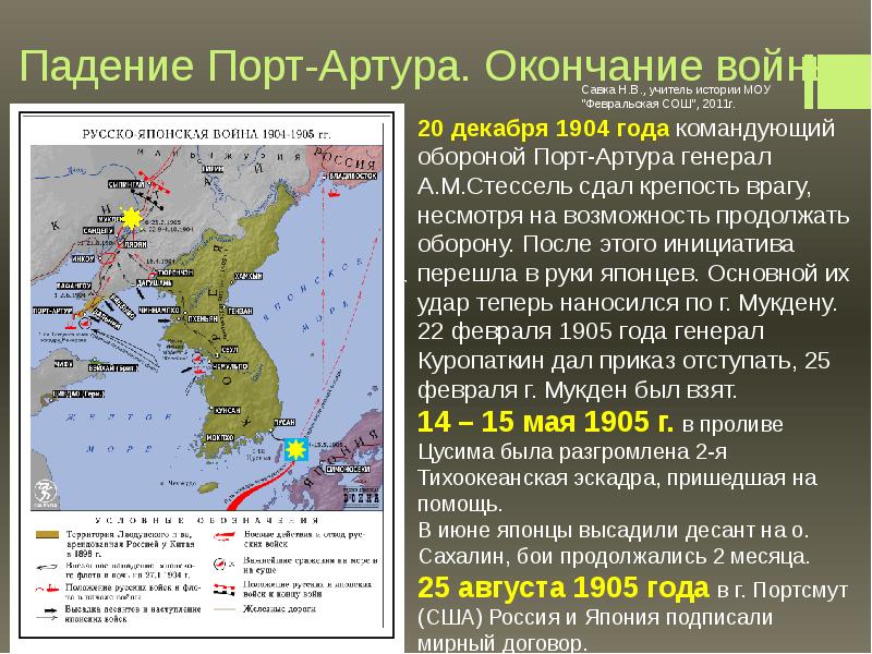 Портсмутский мир карта