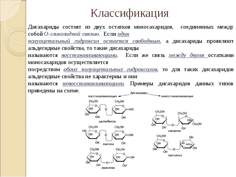 Презентация про дисахариды