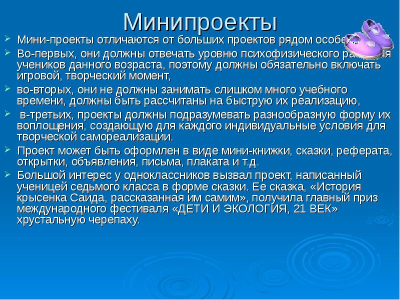 Минипроект или мини проект