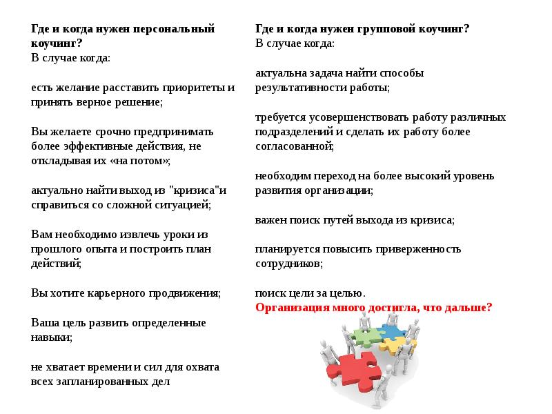 Коучинг - что это такое, виды и техники коучинга - Глоссарий - Образовательная платформа Лектера