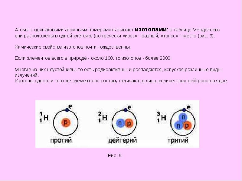 Атомы с одинаковыми атомными номерами называют изотопами: в таблице Менделеева Атомы с одинаковыми атомными номерами называют изотопами: в таблице Менделеева