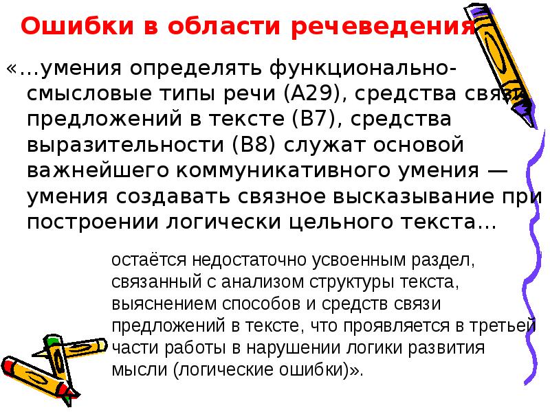 Определите какой функционально смысловой тип речи впр