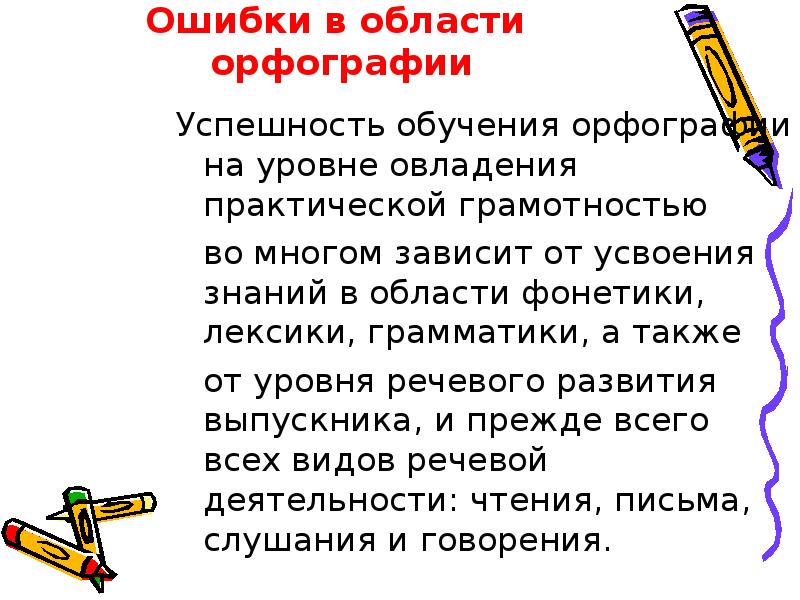 Русский язык тренинг по орфографии. Орфография. Уровни усвоения орфографии. Как вы понимаете правильность успешность выполняемой работы.