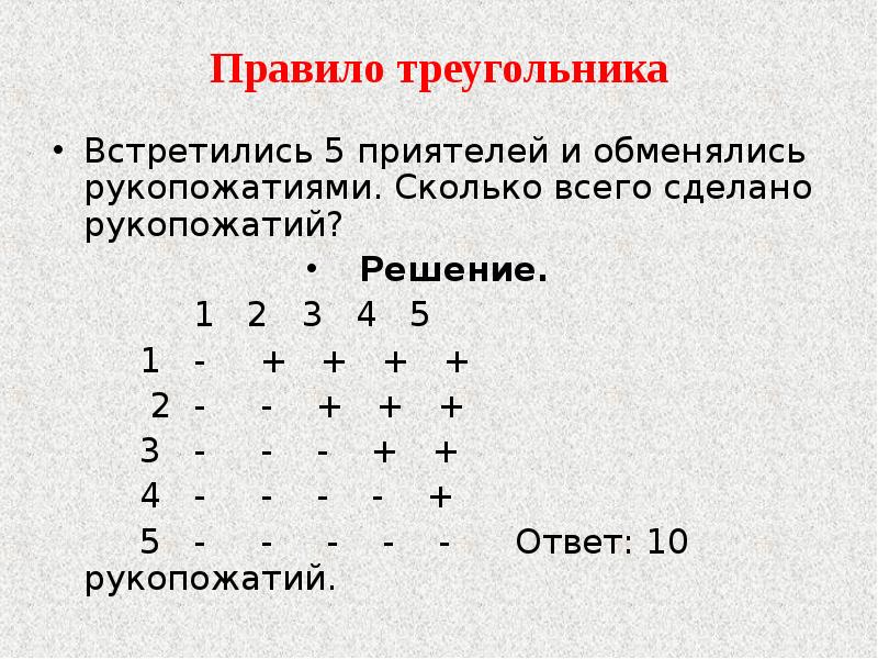 Урок по теме комбинаторные задачи 5 класс мерзляк с презентацией