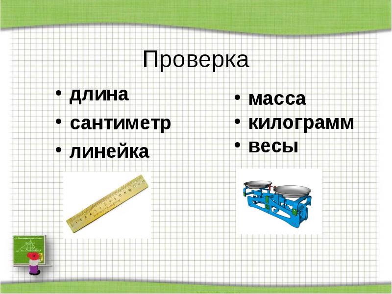 Проверка
длина
сантиметр
линейка Проверка
длина
сантиметр
линейка