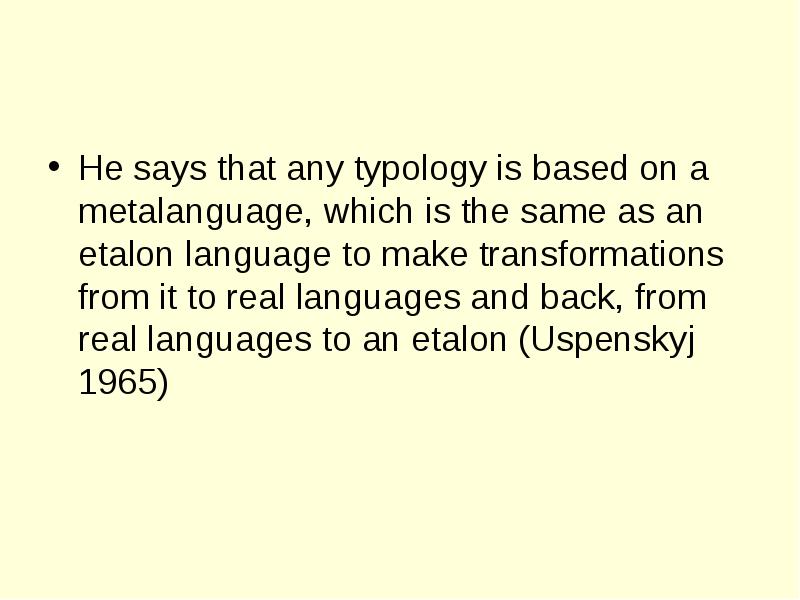 language notion definition