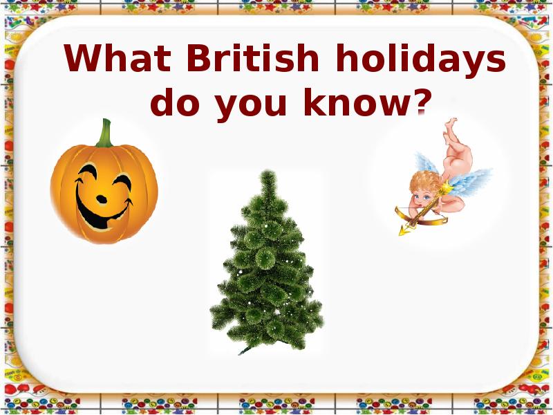 British holidays презентация