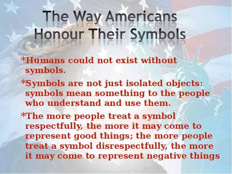 The symbols of the usa презентация