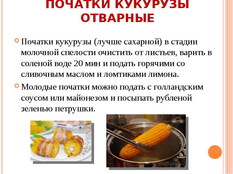 Технологическая карта кукуруза