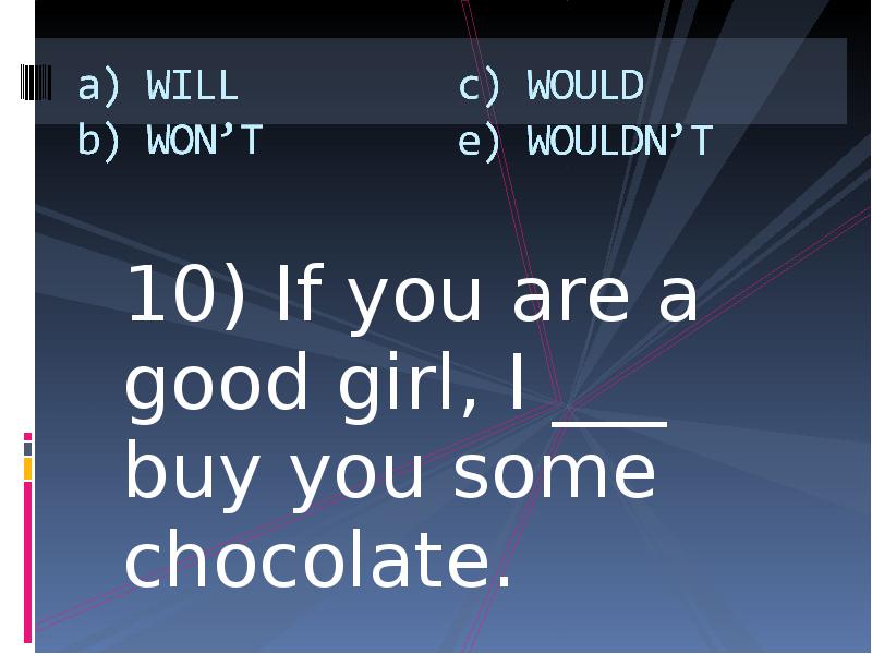 You are a good girl