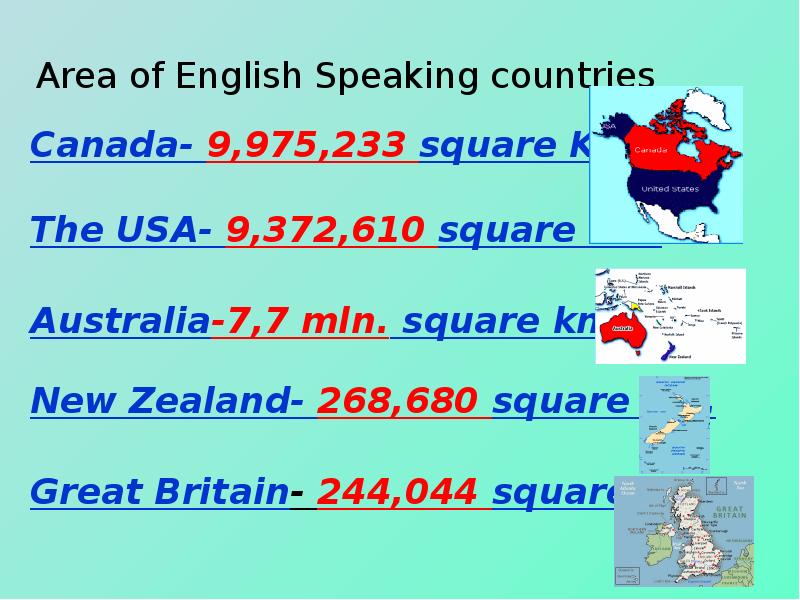 Презентация countries. English speaking Countries презентация. English speaking Countries Канада. Area что это на английском. English speaking Countries надпись.