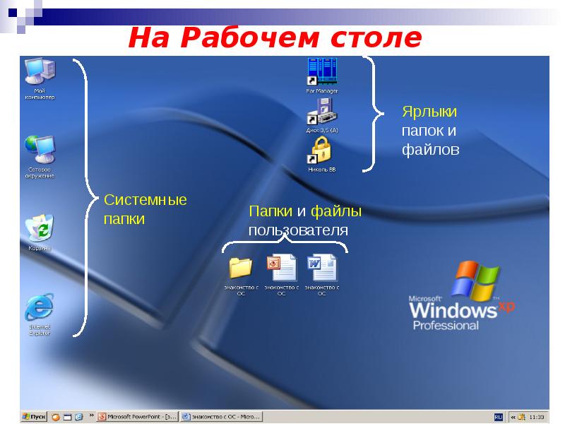 Как настроить пользовательский интерфейс windows xp