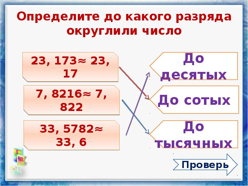 Округление натуральных чисел презентация