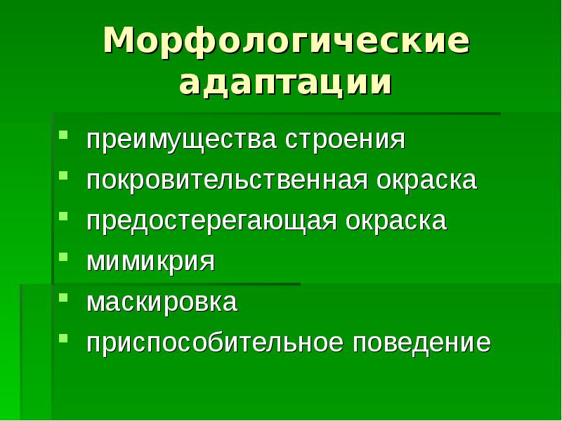 Приспособленные особенности строения и поведения животных презентация